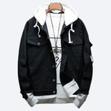 Louisiana Black Hooded Jacket