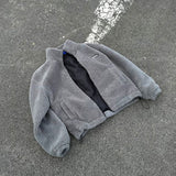 FLUFFY JACKET GREY