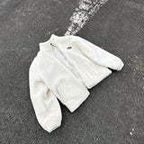 FLUFFY JACKET WHITE