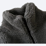FLUFFY JACKET GREY